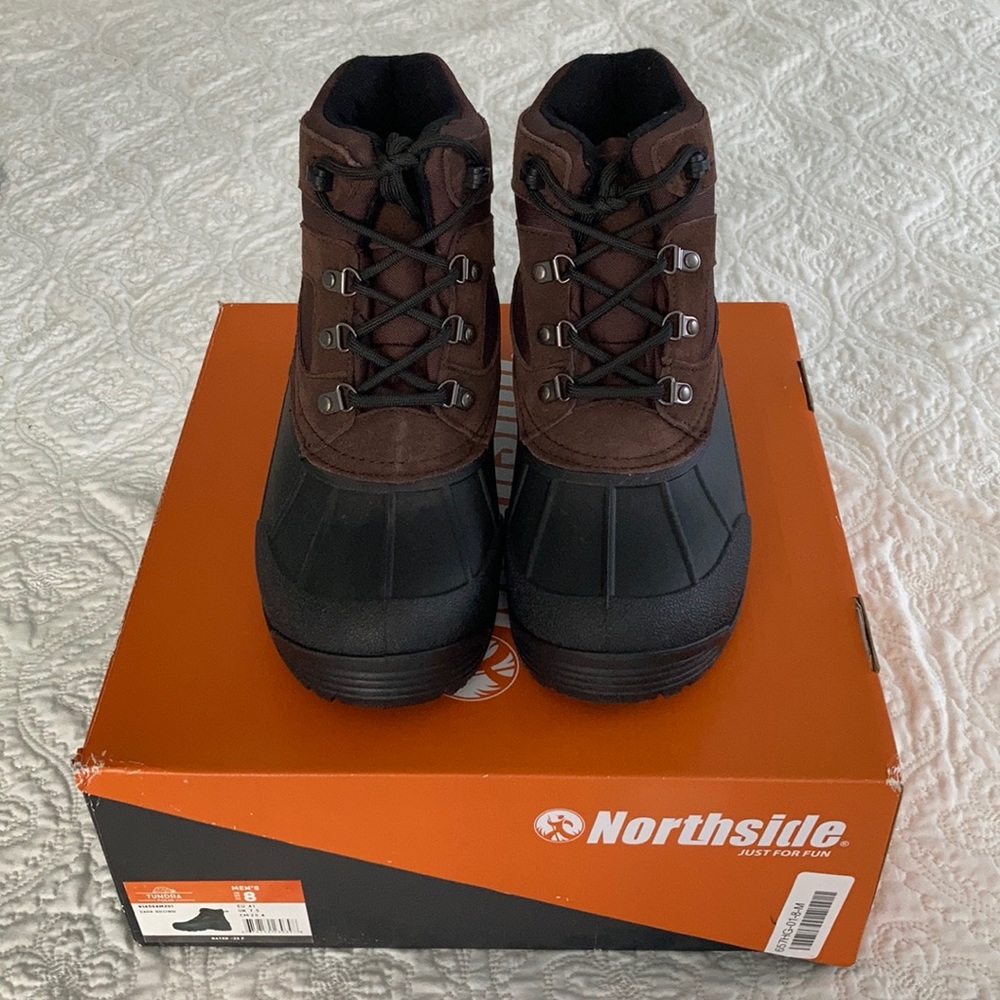 Northside Boots - Dark Brown - Size 8